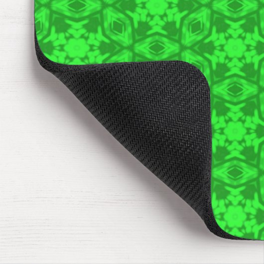 Green Kaleidoskop Mousepad (Ecke)