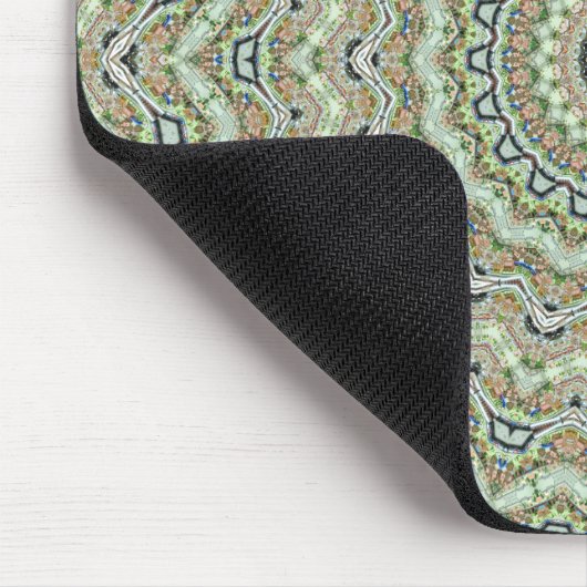 Green Kaleidoskop Mousepad (Ecke)