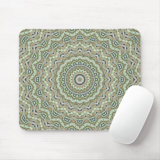 Green Kaleidoskop Mousepad (Mit Mouse)