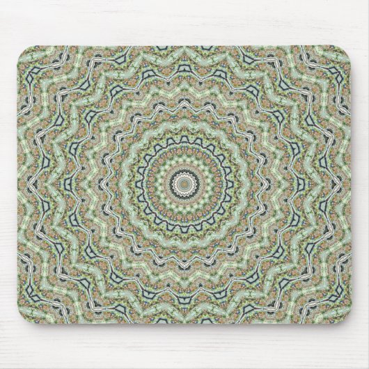 Green Kaleidoskop Mousepad (Vorne)