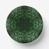Green Kaleidoskop Pappteller (Vorderseite)