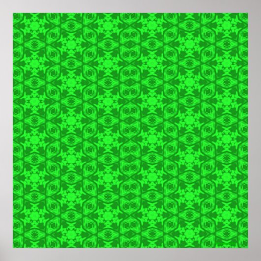 Green Kaleidoskop Poster (Vorne)