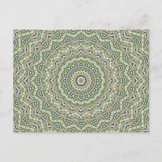 Green Kaleidoskop Postkarte