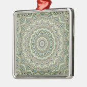 Green Kaleidoskop Silbernes Ornament (Links)