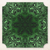 Green Kaleidoskop Untersetzer (Vorderseite)