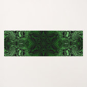 Green Kaleidoskop Yogamatte (Rückseite (Horizontal))