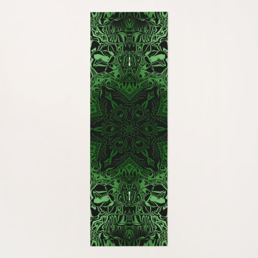 Green Kaleidoskop Yogamatte (Rückseite)