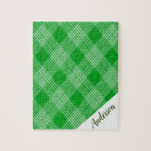 Green Kariert Bike Jigsaw Puzzle Daisy (Vertikal)