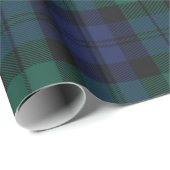 Green Kariert Checkered Classic Rustic Tartan Geschenkpapier (Rolleneckpunkt)