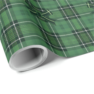 Green Kariert Coquette Bow Weihnachten Geburtstag Geschenkpapier