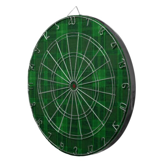 Green Kariert Dart Board Dartscheibe (Vorderseite rechts)