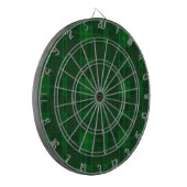 Green Kariert Dart Board Dartscheibe (Vorderseite Links)