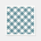 Green Kariert Fall Pattern Serviette (Vorderseite)