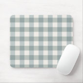 Green Kariert Gingham Country Farm Einfach Mousepad (Mit Mouse)