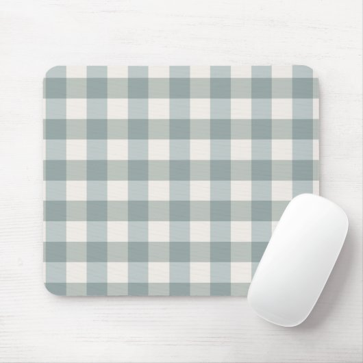 Green Kariert Gingham Country Farm Einfach Mousepad (Mit Mouse)