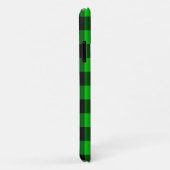 Green Kariert iPhone Case (Hinten/Rechts)