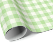 Green Kariert - Klassischer Geschenkkarton Geschenkpapier (Rolleneckpunkt)