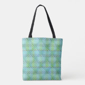Green Kariert Monogram St. Patricks Day Tasche (Rückseite)