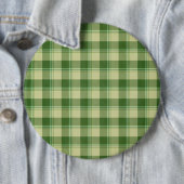 Green Kariert Saint Patrick's Day Button (Beispiel)