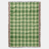 Green Kariert Saint Patrick's Day Decke (Vorderseite Vertikal)