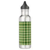Green Kariert Saint Patrick's Day Edelstahlflasche (Links)