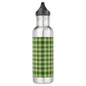 Green Kariert Saint Patrick's Day Edelstahlflasche (Rechts)