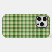 Green Kariert Saint Patrick's Day iPhone Hülle (Rückseite (Horizontal))