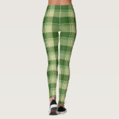 Green Kariert Saint Patrick's Day Leggings (Rückseite)