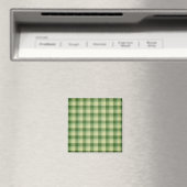 Green Kariert Saint Patrick's Day Magnet (In Situ (Geschirrspüler))
