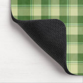 Green Kariert Saint Patrick's Day Mousepad (Ecke)