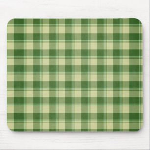 Green Kariert Saint Patrick's Day Mousepad