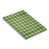 Green Kariert Saint Patrick's Day Notizblock (Rechte Seite)