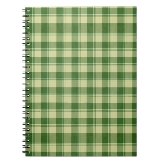 Green Kariert Saint Patrick's Day Notizblock (Vorderseite)