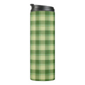 Green Kariert Saint Patrick's Day Thermosbecher (Nach rechts gedreht)