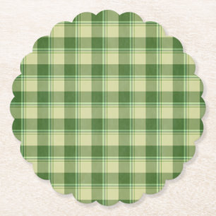 Green Kariert Saint Patrick's Day Untersetzer