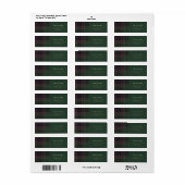 Green Kariert Tartan Buffalo Modernes Minimalistis (Vorne)