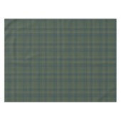 Green Kariert Tartan | Rustikaler Weihnachtsurlaub Tischdecke (Vorderseite (Horizontal))