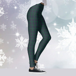 Green Kariert Tartan Yoga Weihnachtsfeiertag Laufe Leggings
