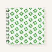 Green Kariert Tooth Patches Notizblock (Vorderseite)