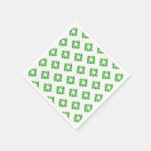Green Kariert Tooth Patches Serviette (Ecke)
