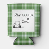 Green Kariertes Trinkteam hat ein Golfproblem Dosenkühler (Vorderseite)
