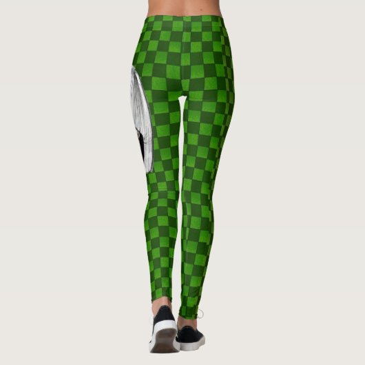 GREEN KARO Leggings (Rückseite)