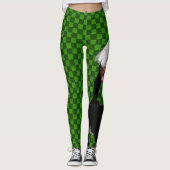 GREEN KARO Leggings (Vorderseite)