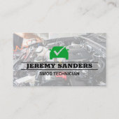 Green Karo Mark | Auto | Motor Bay Visitenkarte (Vorderseite)