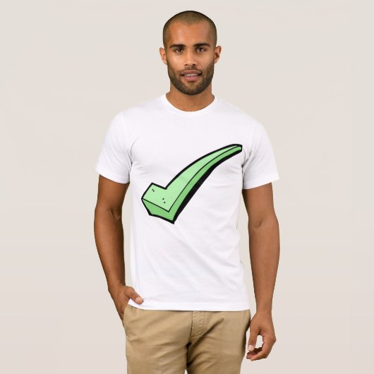 Green Karo Mark Mens T - Shirt (Vorne ganz)