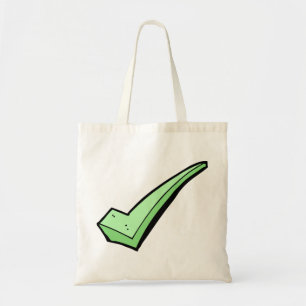 Green Karo Mark Tote Bag Tragetasche