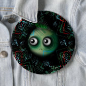Green Kawaii Monster Button (Beispiel)