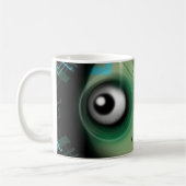 Green Kawaii Monster Kaffeetasse (Links)