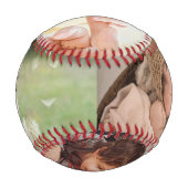 Green Keepake 4 Foto Collage für Großvater Baseball (Rückseite)