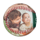 Green Keepake 4 Foto Collage für Großvater Baseball (Vorderseite Links)